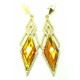 Diamond shape earrings